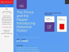 The Prince and the Pauper Lesson Plan The Prince and the Pauper Lesson Plan