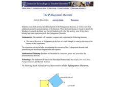 The Pythagorean Theorem Lesson Plan The Pythagorean Theorem Lesson Plan
