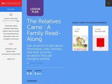 The Relatives Came: A Family Read-Along Lesson Plan The Relatives Came: A Family Read-Along Lesson Plan