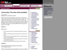 The Roles of the President Lesson Plan The Roles of the President Lesson Plan