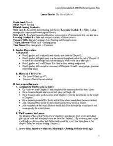The Secret School Lesson Plan The Secret School Lesson Plan