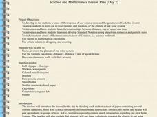The Solar System Lesson Plan The Solar System Lesson Plan