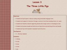 The Three Little Pigs Lesson Plan The Three Little Pigs Lesson Plan