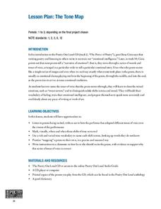 The Tone Map Lesson Plan The Tone Map Lesson Plan
