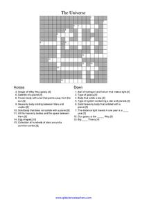 The Universe Worksheet The Universe Worksheet