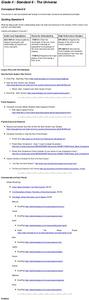The Universe Lesson Plan The Universe Lesson Plan