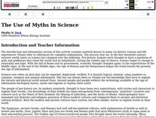 The Use of Myths in Science Lesson Plan The Use of Myths in Science Lesson Plan