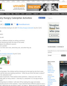 The Very Hungry Caterpillar Lesson Plan The Very Hungry Caterpillar Lesson Plan