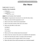 The Wave Worksheet The Wave Worksheet