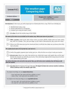 The Weather Page: Comparing Data Lesson Plan The Weather Page: Comparing Data Lesson Plan