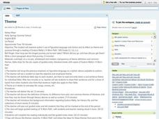Theme Lesson Plan Theme Lesson Plan