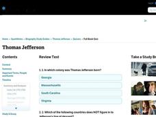 Thomas Jefferson Interactive Thomas Jefferson Interactive