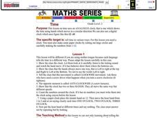 Time Lesson Plan Time Lesson Plan