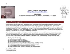 Titration and Molarity Lesson Plan Titration and Molarity Lesson Plan
