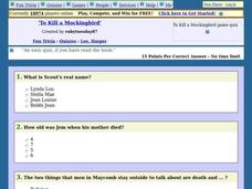 To Kill a Mockingbird: Fun Trivia Quiz Interactive To Kill a Mockingbird: Fun Trivia Quiz Interactive