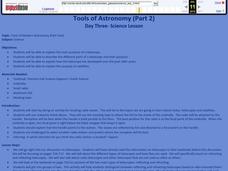 Tools of Modern Astronomy Lesson Plan Tools of Modern Astronomy Lesson Plan