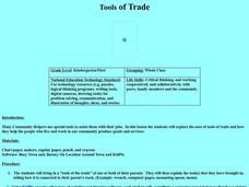 Tools of the Trade Lesson Plan Tools of the Trade Lesson Plan