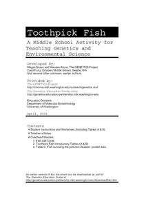 Toothpick Fish Lesson Plan Toothpick Fish Lesson Plan