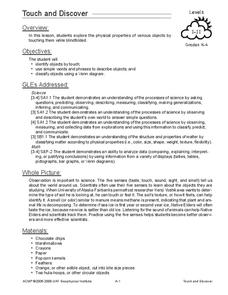 Touch and Discover Lesson Plan Touch and Discover Lesson Plan