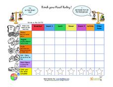 Track Your Food Today Printables & Template Track Your Food Today Printables & Template