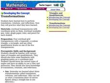 Transformations Lesson Plan Transformations Lesson Plan
