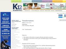 Transformations Lesson Plan Transformations Lesson Plan