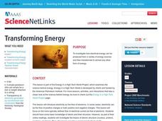 Transforming Energy Lesson Plan Transforming Energy Lesson Plan