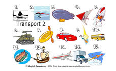 Transportation Worksheet Transportation Worksheet