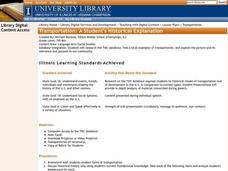 Transportation Lesson Plan Transportation Lesson Plan
