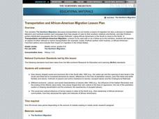 Transportation and African-American Migration Lesson Plan Transportation and African-American Migration Lesson Plan