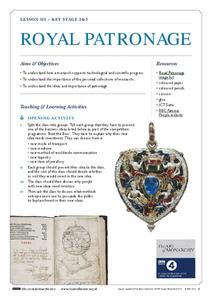 Royal Patronage Lesson Plan Royal Patronage Lesson Plan