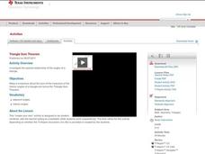 Triangle Sum Theorem Lesson Plan Triangle Sum Theorem Lesson Plan