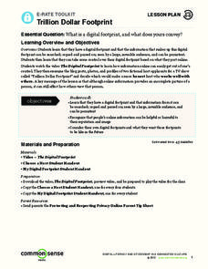 Trillion Dollar Footprint Lesson Plan Trillion Dollar Footprint Lesson Plan