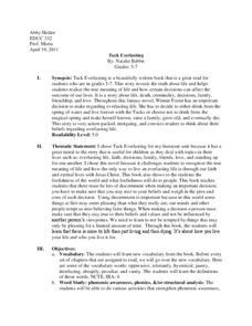 Tuck Everlasting Unit Plan Tuck Everlasting Unit Plan