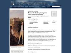 Turn of the Century Immigration Lesson Plan Turn of the Century Immigration Lesson Plan
