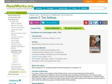 Two Settings Lesson Plan Two Settings Lesson Plan