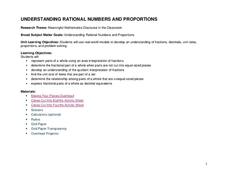 Understanding Rational Numbers and Proportions Lesson Plan Understanding Rational Numbers and Proportions Lesson Plan