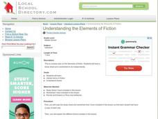 Understanding the Elements of Fiction Lesson Plan Understanding the Elements of Fiction Lesson Plan