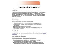 Unexpected Answers Lesson Plan Unexpected Answers Lesson Plan