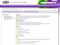 Unequal Groups vs. Equal Groups Lesson Plan Unequal Groups vs. Equal Groups Lesson Plan