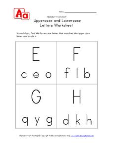 Uppercase and Lowercase Letters Worksheet Worksheet Uppercase and Lowercase Letters Worksheet Worksheet
