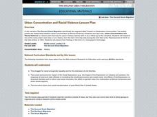 Urban Concentration And Racial Violence Lesson Plan Urban Concentration And Racial Violence Lesson Plan