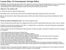US Government: Foreign Policy Lesson Plan US Government: Foreign Policy Lesson Plan