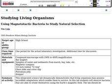 Using Magnetotactic Bacteria to Study Natural Selection Lesson Plan Using Magnetotactic Bacteria to Study Natural Selection Lesson Plan