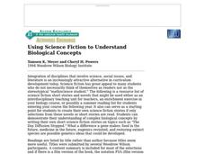 Using Science Fiction To Understand Biological Concepts Lesson Plan Using Science Fiction To Understand Biological Concepts Lesson Plan