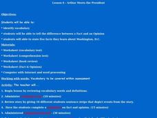 Arthur Meets the President Lesson Plan Arthur Meets the President Lesson Plan