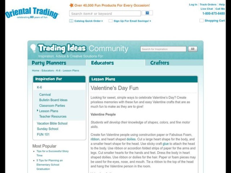 Valentine's Day Fun Lesson Plan Valentine's Day Fun Lesson Plan