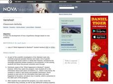 Vanished! Lesson Plan Vanished! Lesson Plan