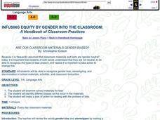 Are Our Classroom Materials Gender Biased? Lesson Plan Are Our Classroom Materials Gender Biased? Lesson Plan