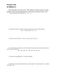 Vectors Worksheet Vectors Worksheet